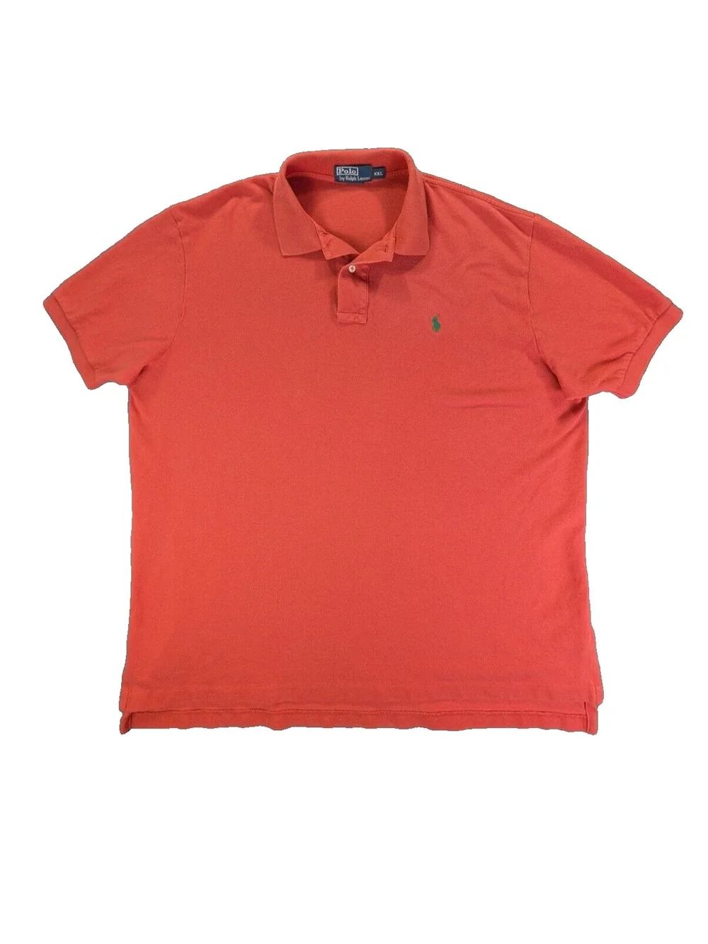 Polo Ralph Lauren Polo Shirt Men's XXL Short Sleeved Cotton Pink Preppy